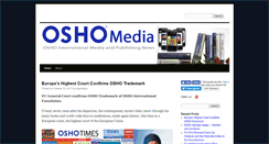 Desktop Screenshot of oshomedia.blog.osho.com